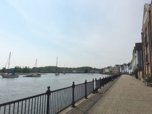 wivenhoe port in Colchester, essex